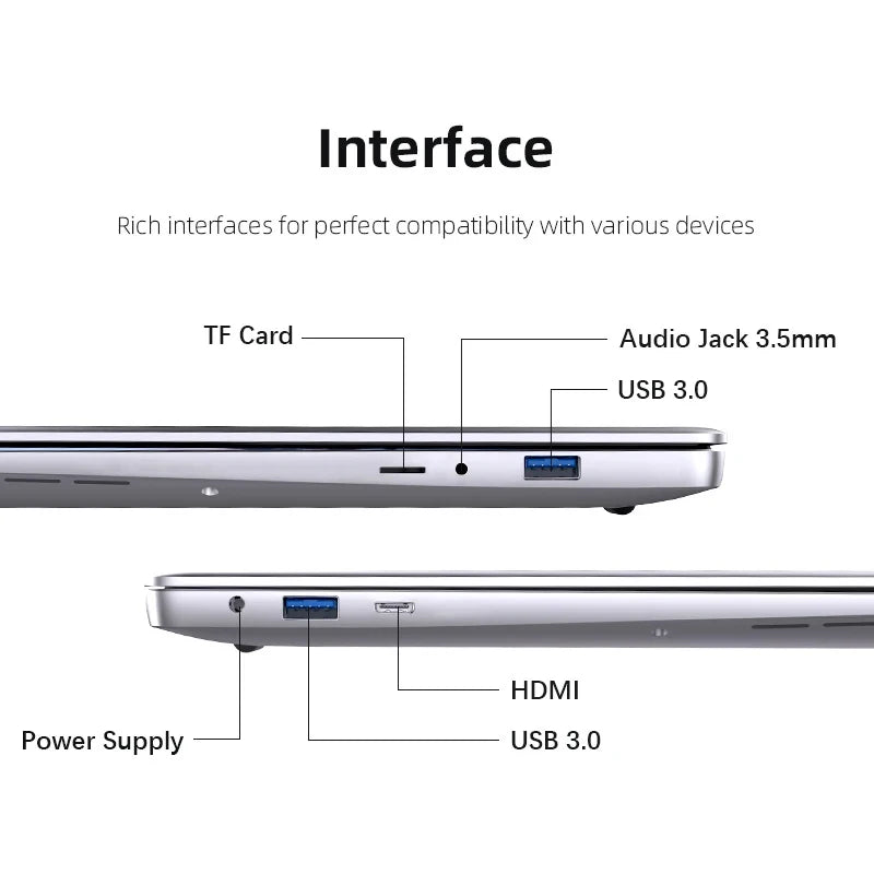 Xia Man Ultra Slim i7 Laptop Windows 11
