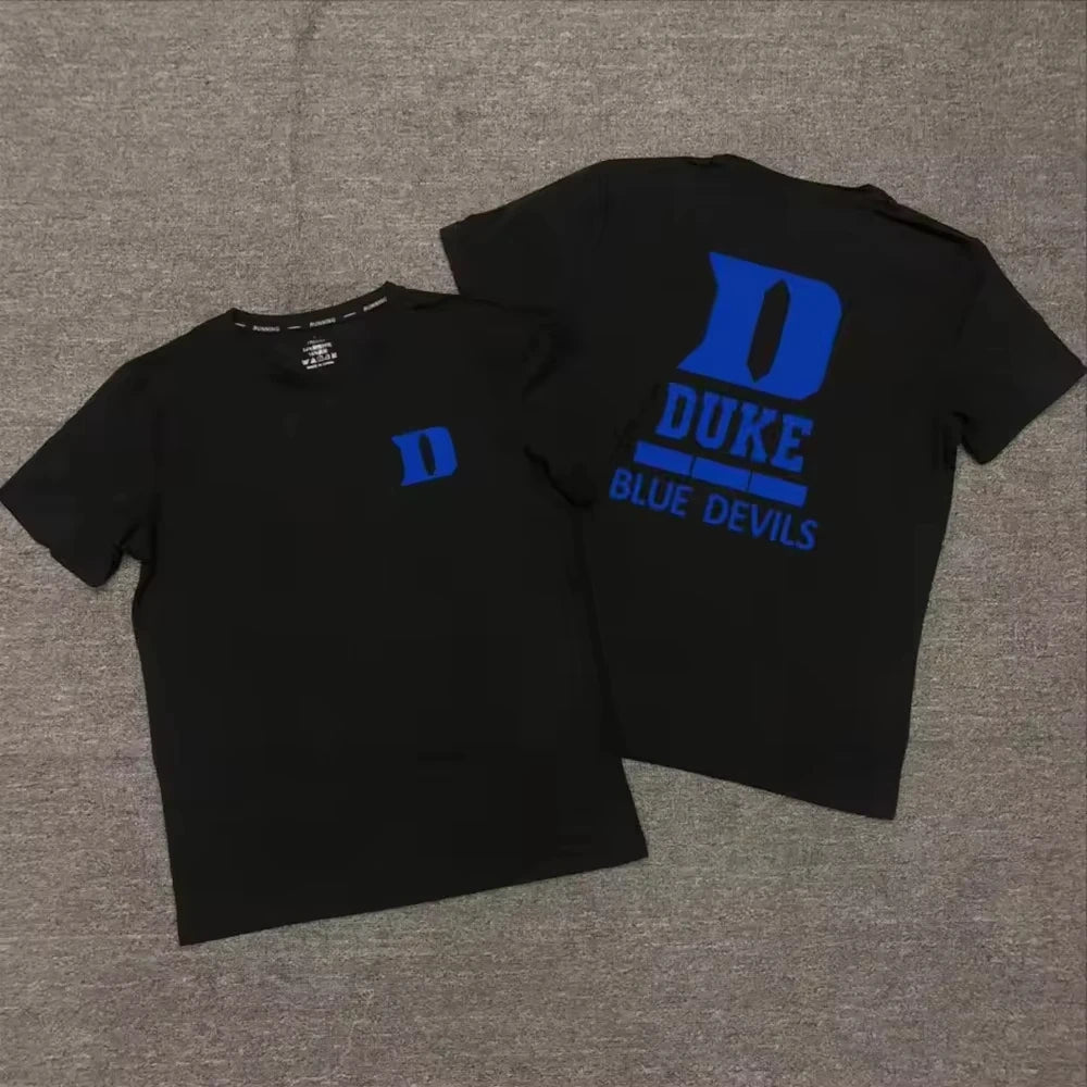 North America Limited Duke North Carolina University Basketball Mens Clothes Men Clothing Short Sleeve Round Neck T-shirt 33537
