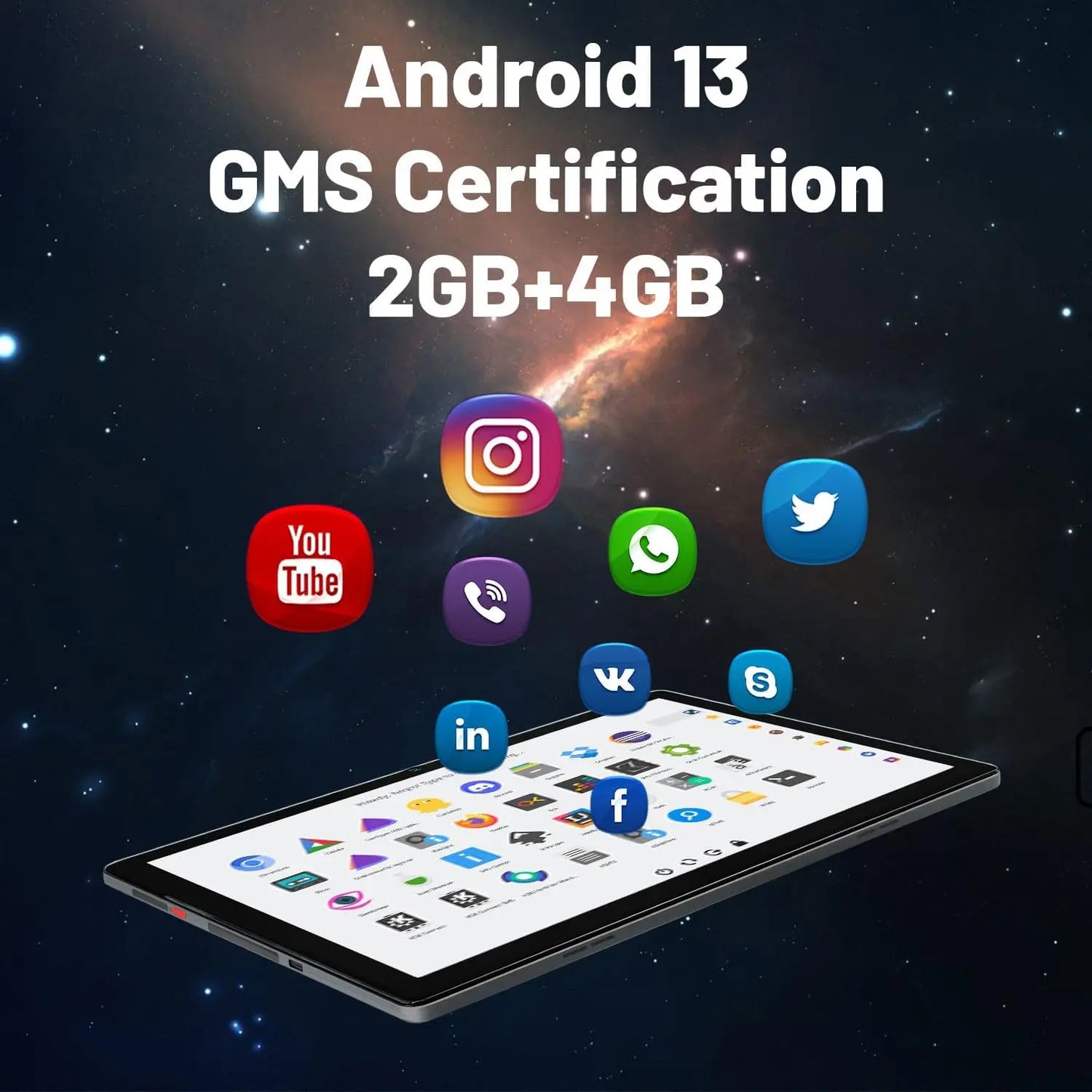 2025 NEW MB1001 Tablets 10.1" 1080P HD Display 2MP+5MP Camera 6GB RAM 64GB ROM 128GB Expandable 5000mAh Battery Android13 Pad PC