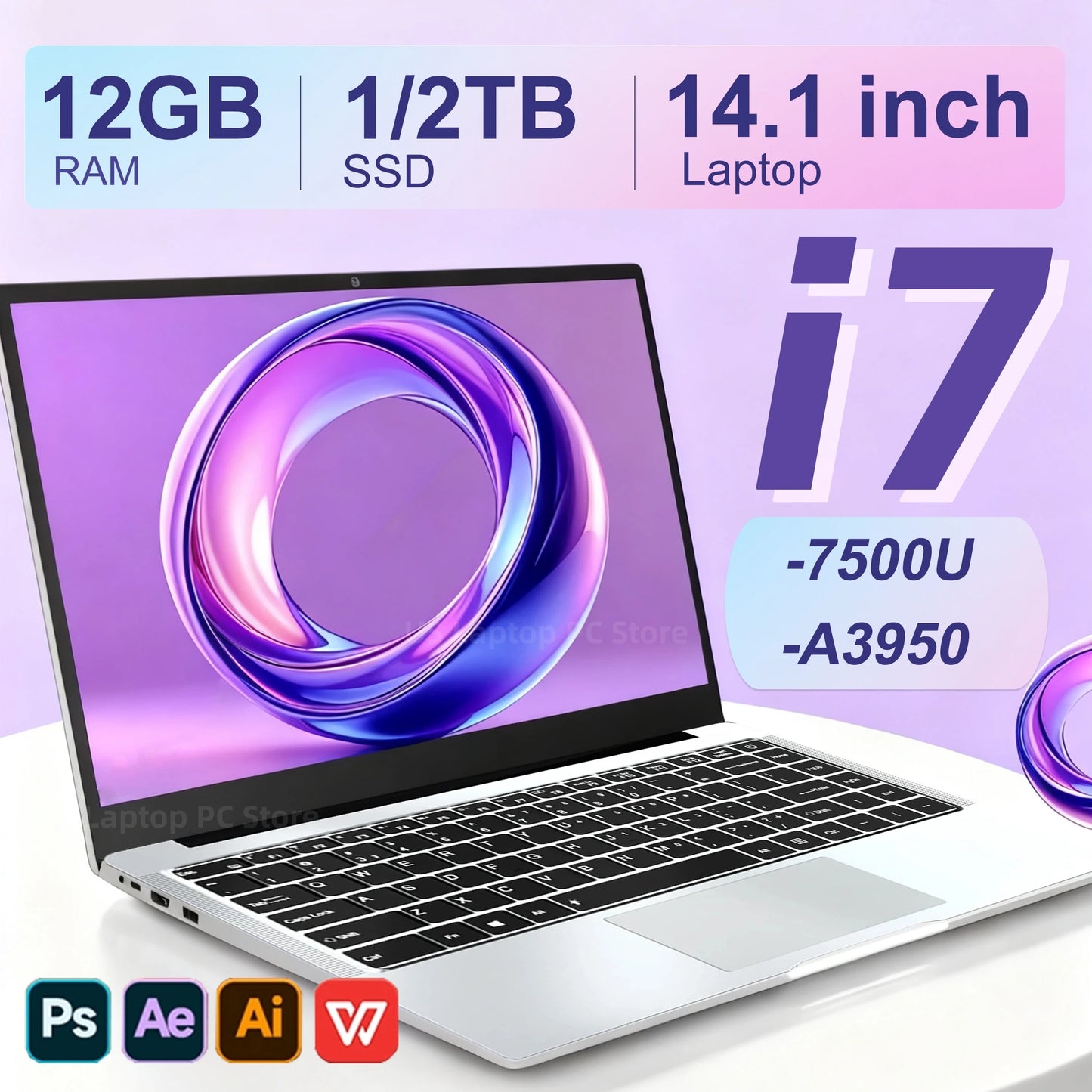 Xia Man Ultra Slim i7 Laptop Windows 11