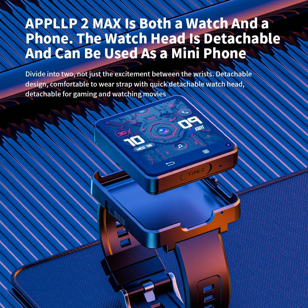 Lokmat Appllp 2 Max Dual Camera Android 11 Smart Watch