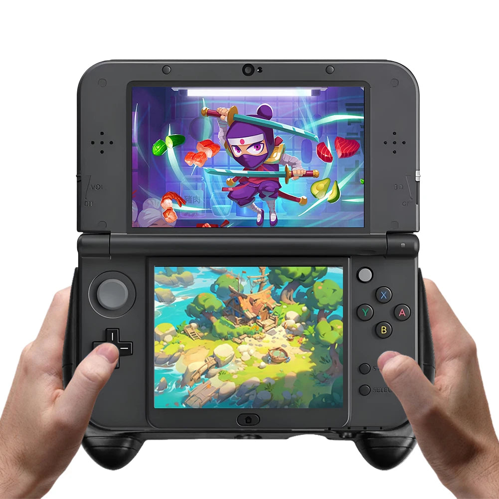 Hand Grip Handle Stand with Kick-Stand Handle Console Grip Controller Grip Case Protective Cover Skin for New 3DS XL LL