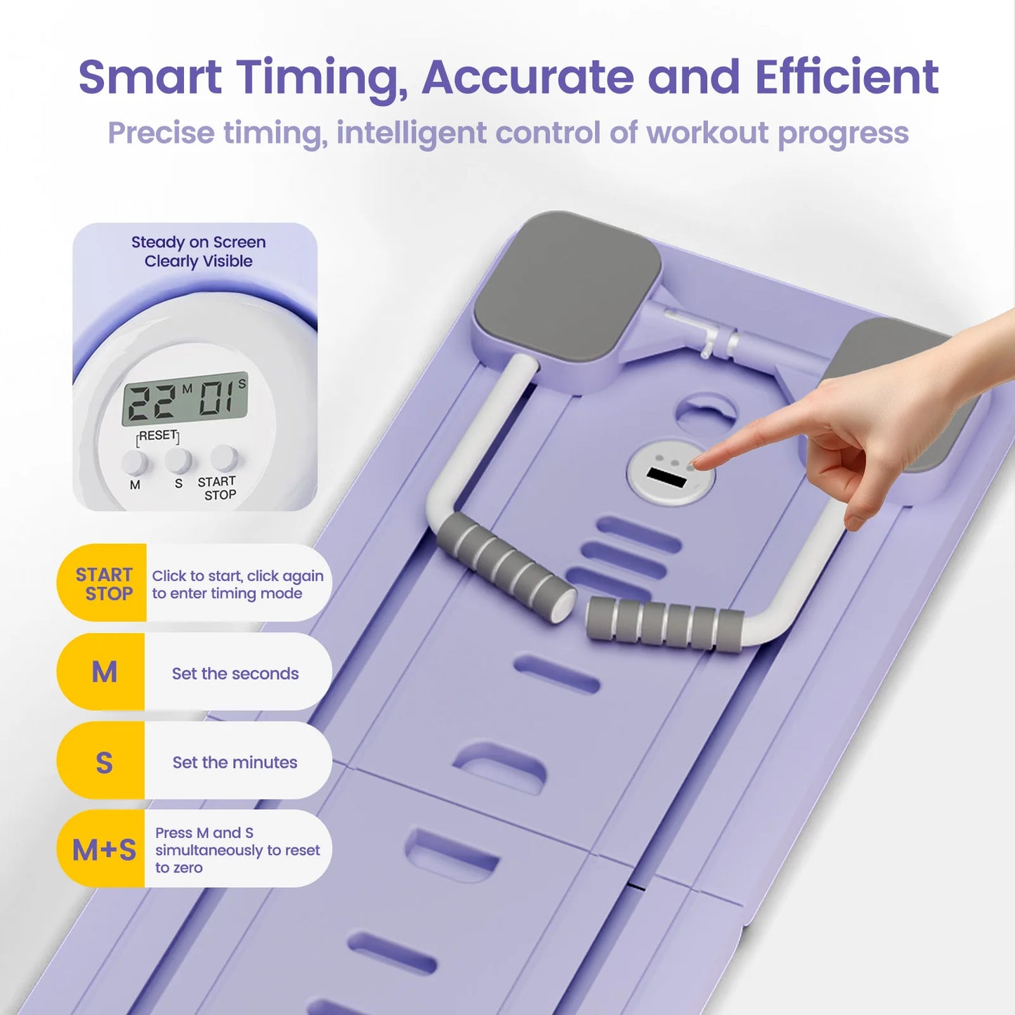 Ab Core Trainer Abdominal Exercise Fitness Board Multifunctional Abs Workout Equipment with Resistance Bands For Home Office
